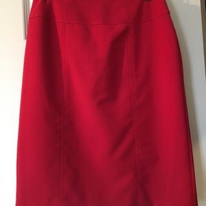 Worthington Red Pencil Skirt